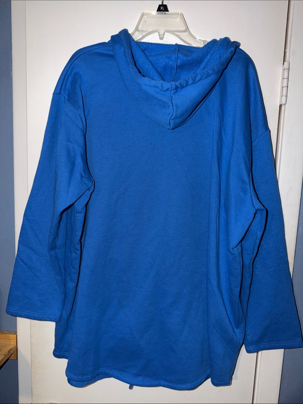 ROAMAN's Blue Fleece Cotton Zip Up Hoodie SZ 18/20 or 2X - Picture 6 of 8